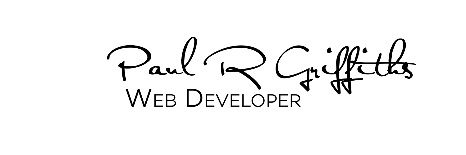 Paul R Griffiths - Web Developer