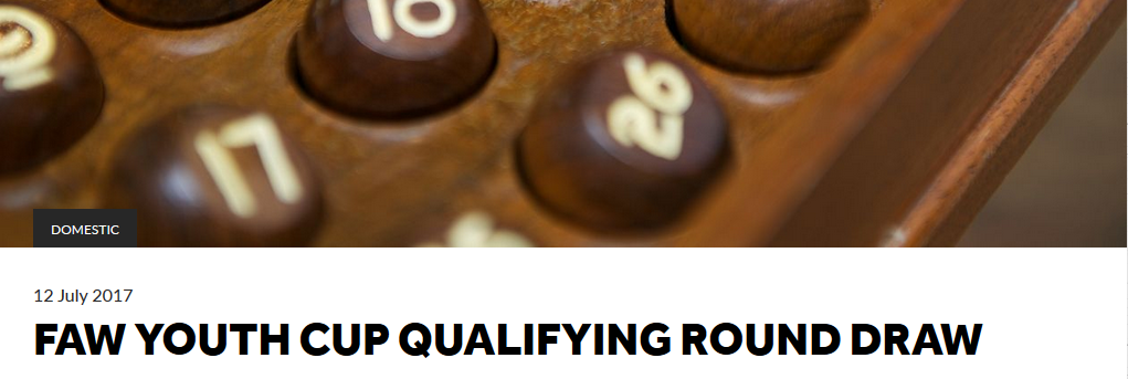 U19's Draw Coedpoeth United in the Youth Cup