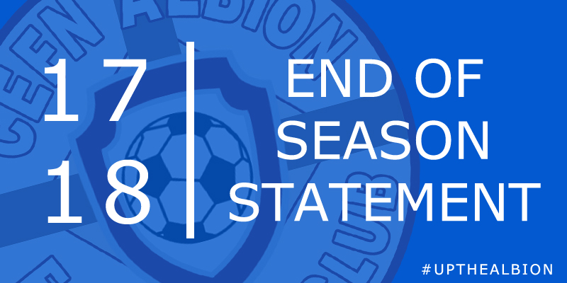 End of Season Statement