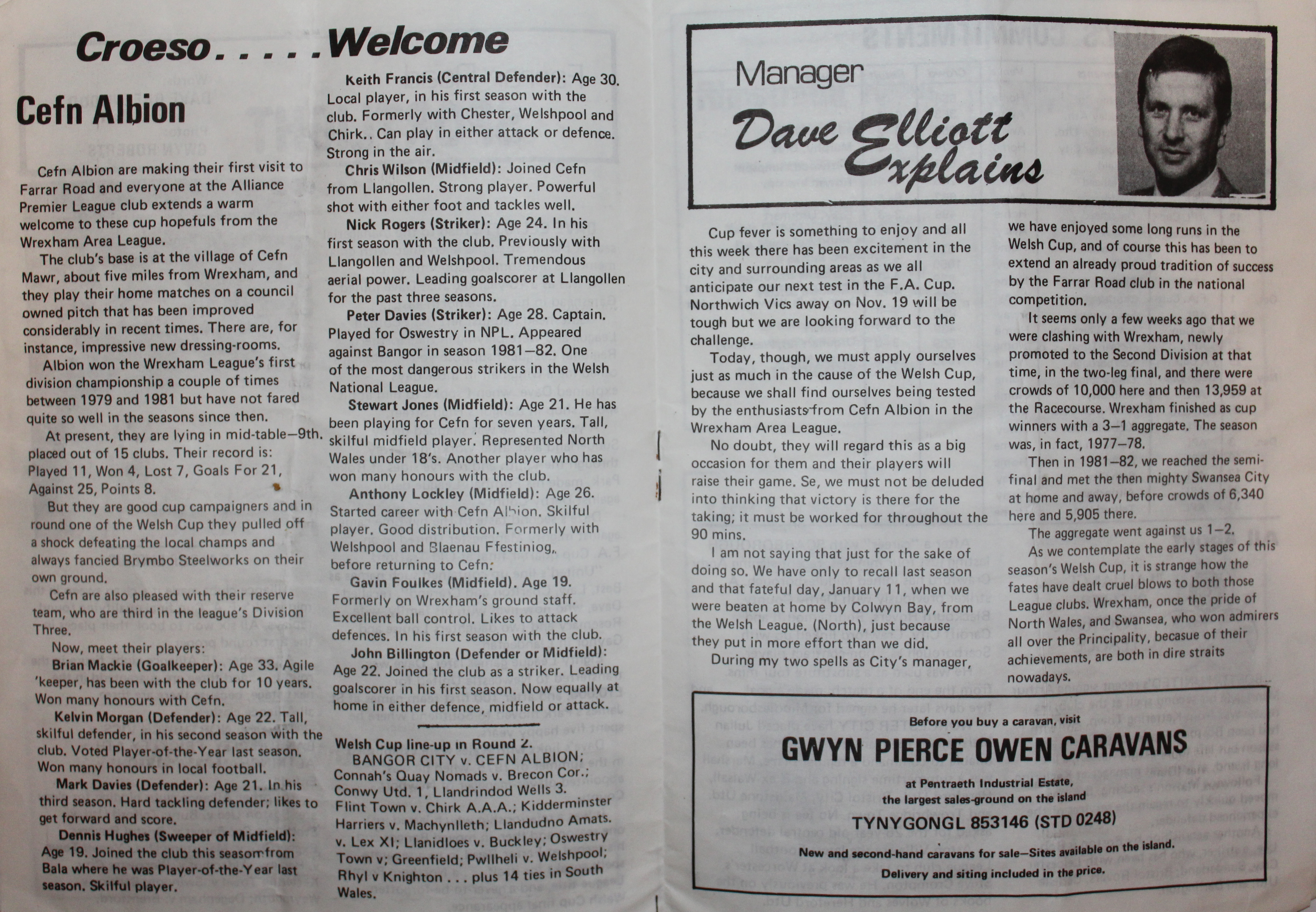 Déjà vu - Bangor City vs Cefn Albion Welsh Cup Round Two