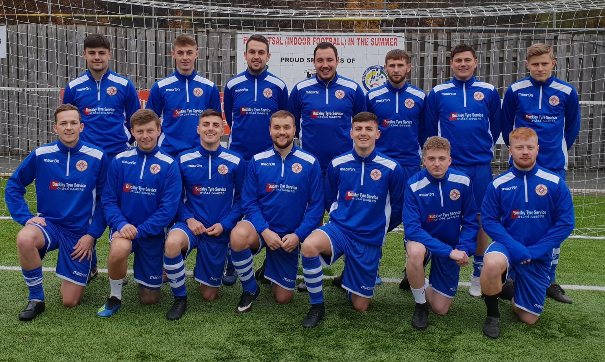 Buckley Tyre Services Sponsor Albion warm up tops