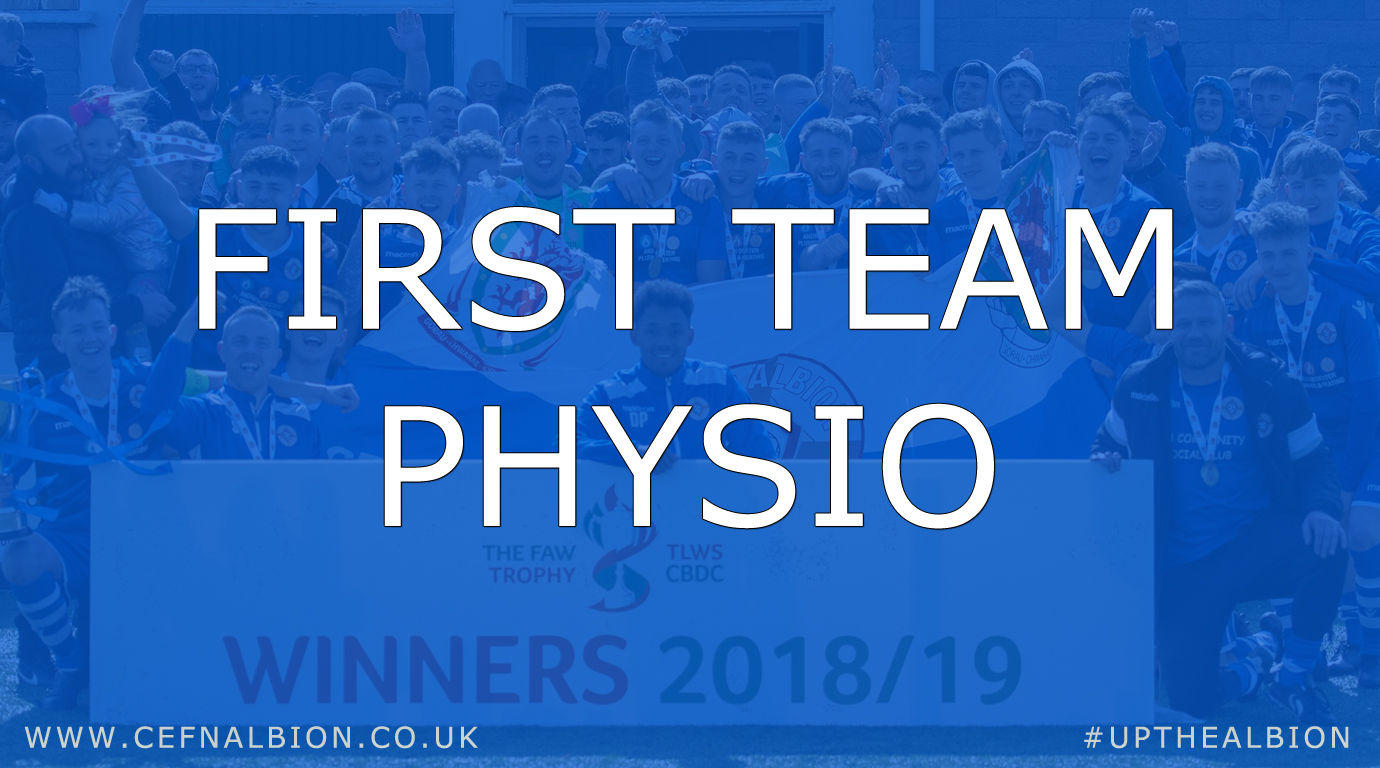 First Team Physio Wanted