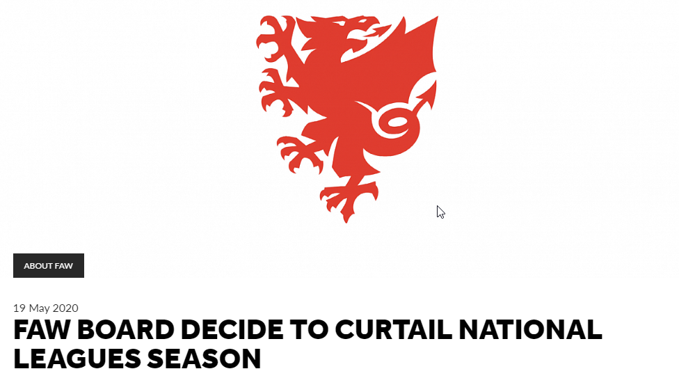 COVID-19 pandemic ends the 2019/20 season prematurely