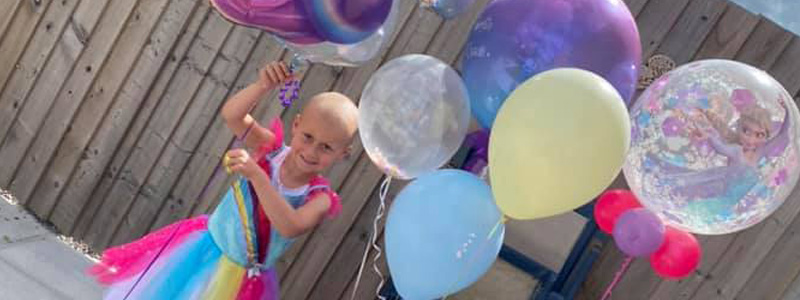 4 year Old Sophia Morris get the All Clear