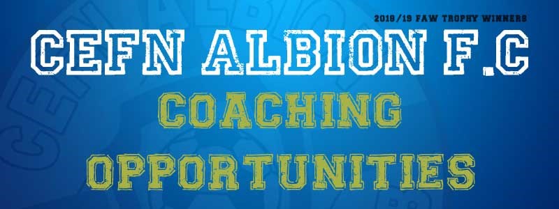 Coaching Opportunities at Cefn Albion
