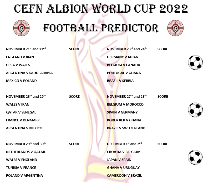 World Cup Predictor 2022