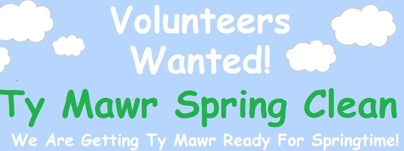 Join Cefn Albion in Supporting the Ty Mawr Spring Clean