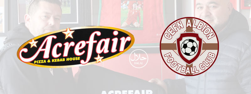 Acrefair Pizza and Kebab: Proud Partners of Cefn Albion FC